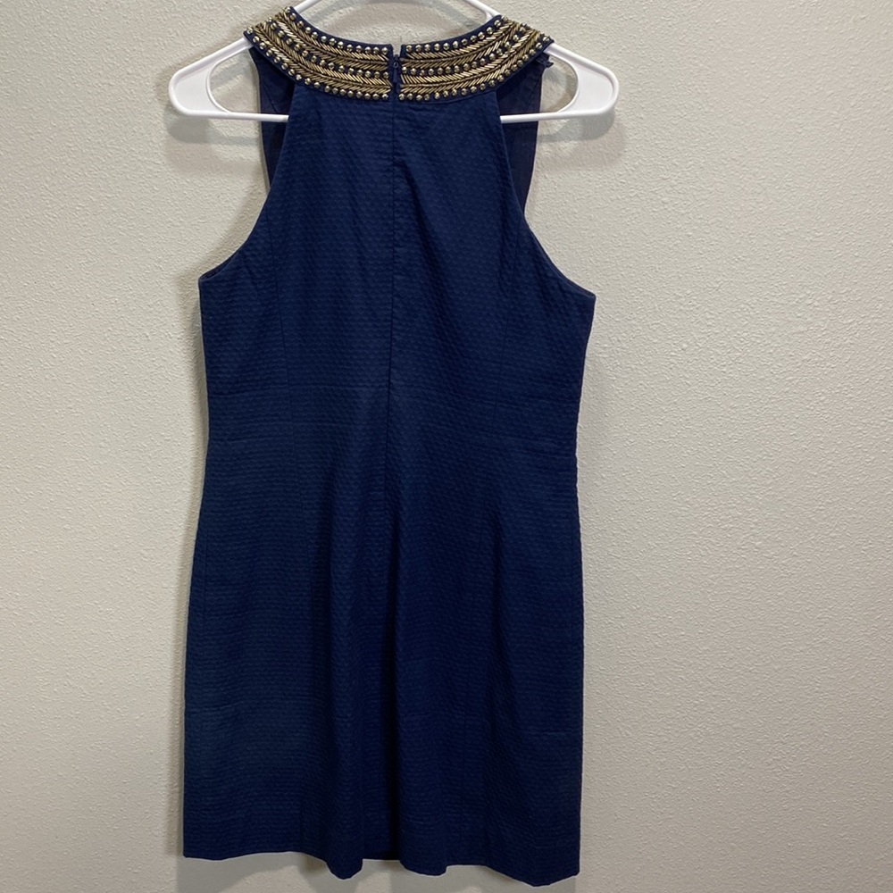 Lily Pulitzer Carlton shift dress beaded neckline - Picture 6 of 11